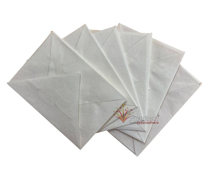 Pyro Briefumschläge weiß, 6 Stück